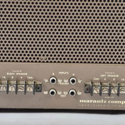 Marantz Model 8B 35-Watt Stereo Tube Power Amplifier 1965 image 9