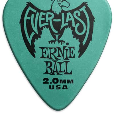 ERNIE BALL 9196 Everlast Pick Pack 200mm Plektre teal (12Stück) image 3