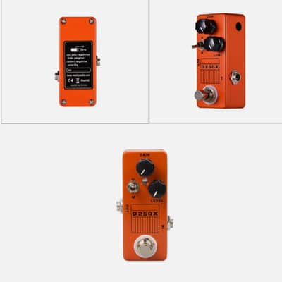 Mosky D250X Preamp Overdrive Distortion Guitar Effects Pedal – D/M Modes True Bypass Mini Pedal image 2