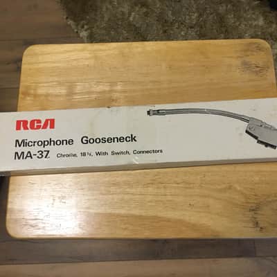 RCA Vintage Ribbon Microphone Gooseneck MA-37 1950s - Chrome image 2