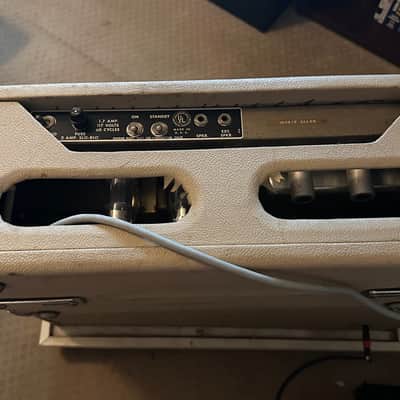 Fender Bassman 6G6-B Brownface 50-Watt 2x12" Piggyback Guitar Amp 1963 - 1964 - Blonde image 21
