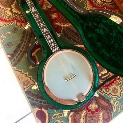 2019 OME Custom Celtic Trilogy Open Back Banjo - Super Clean with the Original Case image 1