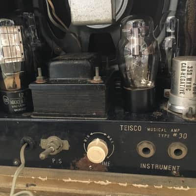 Vintage Teisco Model #30 Tube Amp 1950's image 6