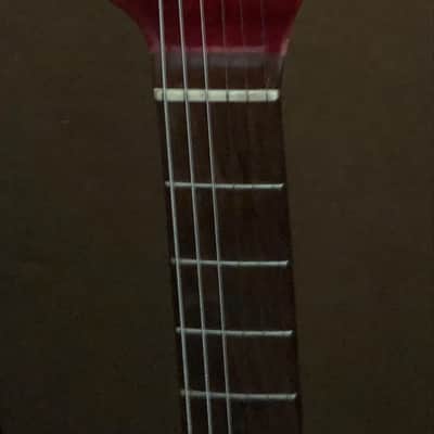Custom Explorer-Type Electric Guitar LOADED - Gloss Red image 5