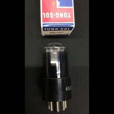 TUNG SOL 6SL7GT Black Glass Grey Plate D Getter Premium Audio VACUUM TUBE F.9691 image 3