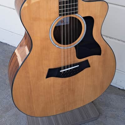 TAYLOR 254CE PLUS 12 STRING ACOUSTIC/ELECTRIC GUITAR W/TAYLOR DELUXE GIG BAG (USED) - 2024 image 1