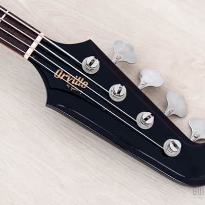 1994 Orville by Gibson Thunderbird IV Reverse Body Bass Vintage Sunburst, Japan Terada image 4
