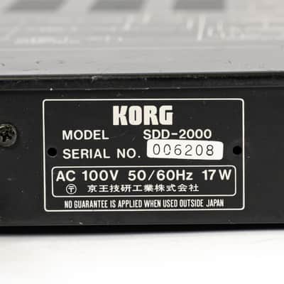 Korg SDD-2000 SDD2000 Sampling Digital Delay Effect Processor Rackmount image 6