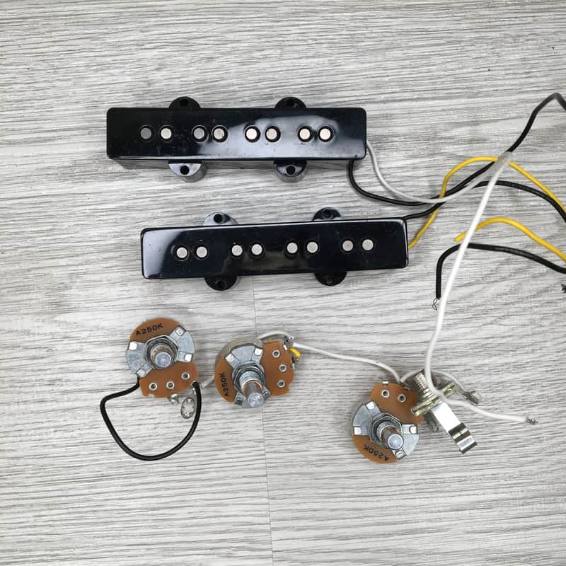 Fender Jazz Bass Pickup and Pots Pre Wired Set image 1