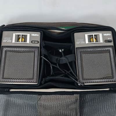 Mura SP-100 Sound-Stepper 2-Way Speaker System w/ 3/8" Input - Gray image 1