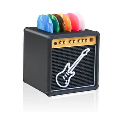 Mini Guitar Amplifier Pick Holder Display Case for Guitar Picks Desk Organizer Gift for Guitarists image 1