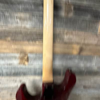 ESP LTD MH-100 QM NT See Thru Black Cherry image 7
