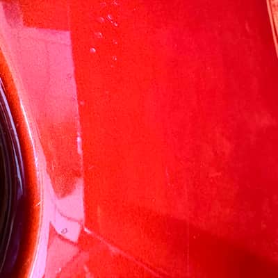 Fender Mustang Guitar with Rosewood Fretboard 1969 Competition Red image 11