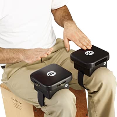 MEINL KP-ST-BK Knee Pad Snare Tap Shaker schwarz image 2