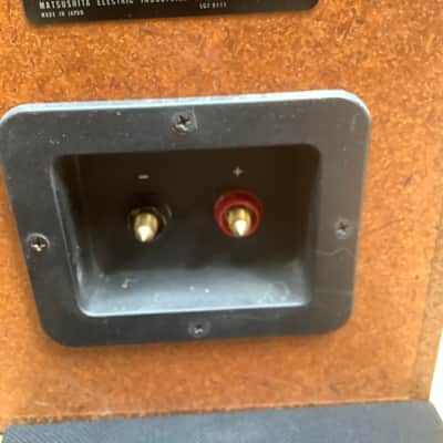 Technics SB 40 vintage Japan made hifi bookshelf stereo speaker system set wood image 13