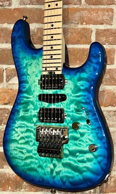 NEW Charvel MJ San Dimas Style 1 HSH FR M QM  Caribbean Burst , Support Small Business This is a Package Bundle, Best Deal On the Planet ! image 1