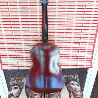 Guitar (Sicilian guitar) Ermelinda silvestri Parlor 1940 Natural image 13