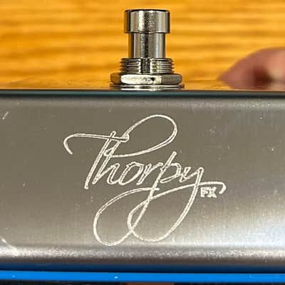 ThorpyFX Peacekeeper V1 Low-Gain Overdrive 2010s - Silver/Blue/White image 6