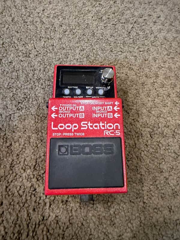Boss RC-5 Loop Station 2020 - Present - Red image 1