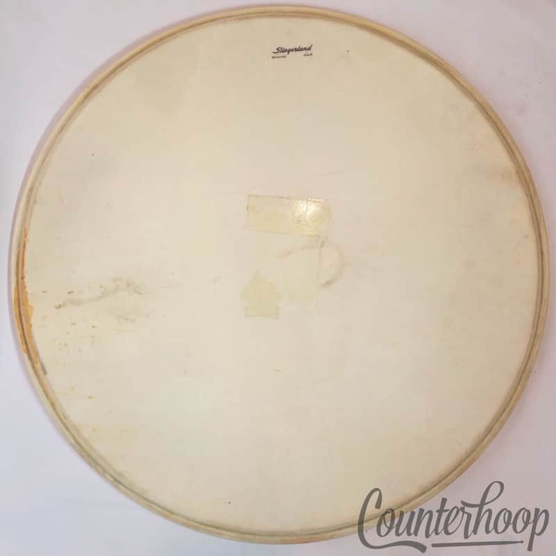 *Slingerland 22" Genuine Calf Skin Bass Drum Calfskin Head Vintage 50s Resonant* image 1