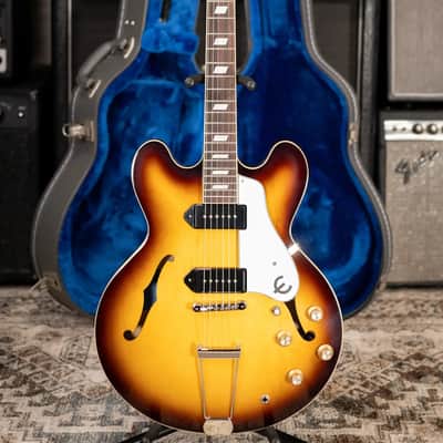 Epiphone USA Casino Hollow-Body Electric Guitar - Vintage Burst with Hardshell Case image 14