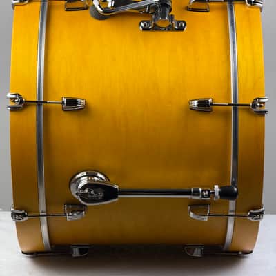 Ludwig USA 20/12/14" Neusonic Downbeat Outfit - VIDEO Satin Golden Slumbers w/ Maxwell Ludwig Rail image 10