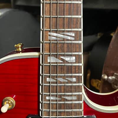 LP-Style Electric Guitar – Flamed Maple Top – Gold Hardware image 7