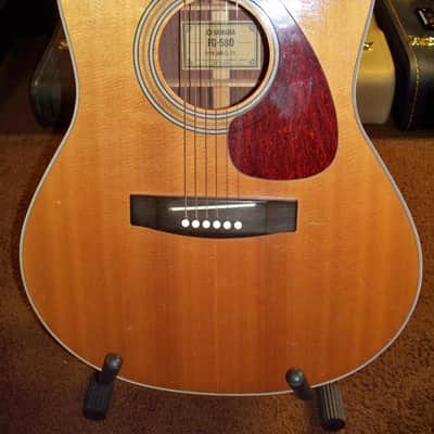 Yamaha FG-580 1973 Natural MIJ Nippon Gakki vintage acoustic guitar image 4