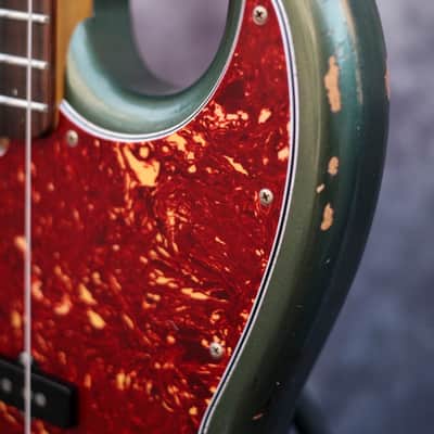 Byzantine J Bass 2026 - Nitro lacquer Sherwood green relic image 10