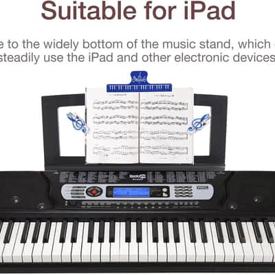 Music Stand for Sheet Music, Compatible with Yamaha Music Sheet Stand Fit for Multiple Keyboard Models, Stable And Durable, Keyboard Sheet Music Stand image 3