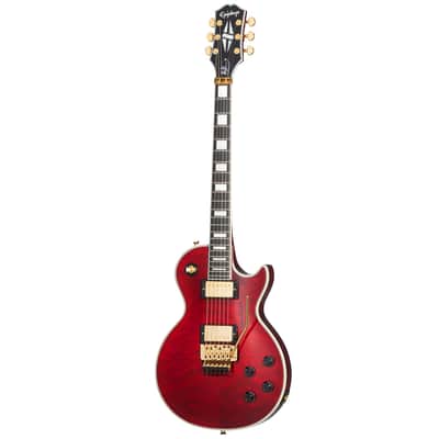Epiphone Alex Lifeson Les Paul Custom Axcess Quilt - Ruby image 3