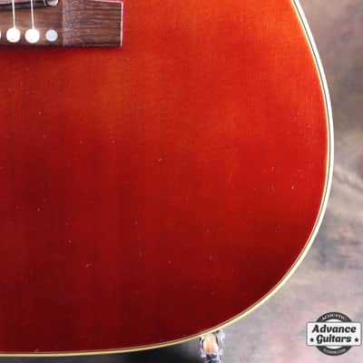 Gibson 1966 J-45 Cherry Red “BGN” Stamped image 12