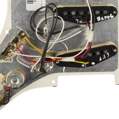Fender Pre-Wired Strat Pickguard, Tex-Mex SSS, Tortoise Shell 11 Hole PG image 6