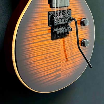 Dean - USA - Custom Floyd Rose Cadillac - Flame Maple Tiger Eye - Fishman Fluence Modern Black Pickups - Floyd Rose Tremolo - Black Hardware - OHSC - Call for Best Price !!! image 3