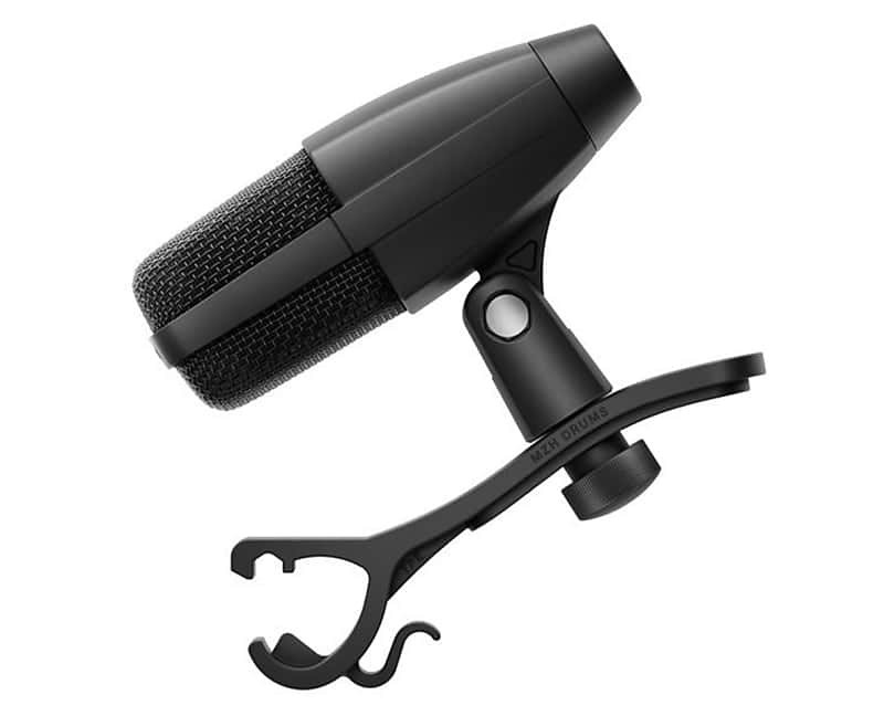 Sennheiser MD421 Kompakt Cardioid Dynamic Microphone w/ Drum Clamp - Black image 1