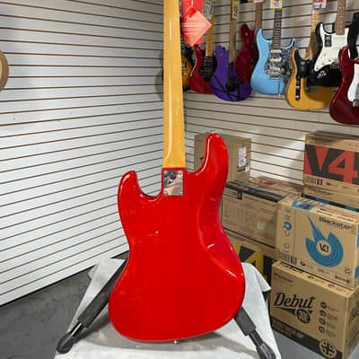 Fender Rarities Series Flame Ash Top Jazz Bass - Plasma Red Burst w/ OHSC & PLEK*D #862 image 14