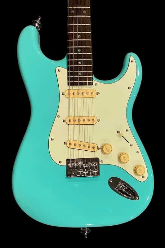 Billy Handy Junior’s GAS Station Custom S Style Hardtail Parstcaster - Seafoam Green - Solid Rosewood Neck image 1