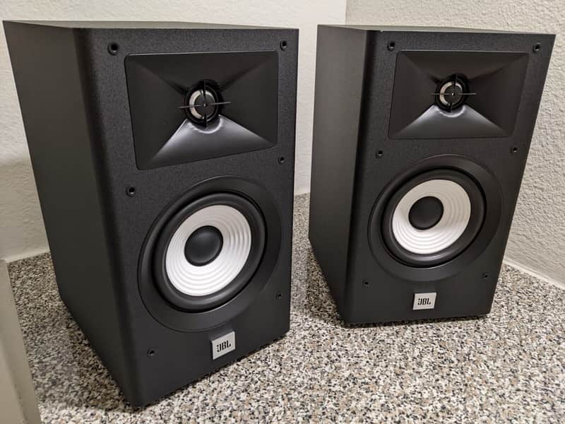 JBL Stage A130 Bookshelf Speakers- Black | Reverb