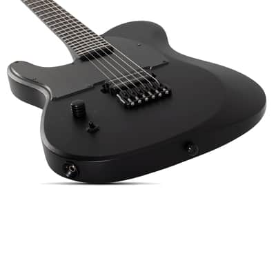 Schecter PT Black Ops Lefty - Satin Black Open Pore image 4