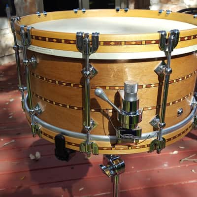 Craviotto 6.5x14  2016  Walnut  SIGNED.  Buy it with or without Wood Hoops - pick your price! image 6
