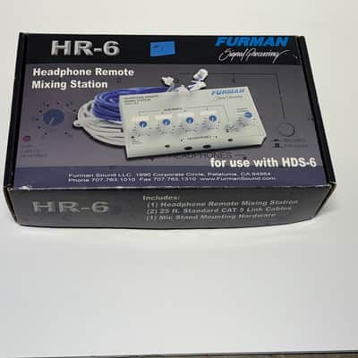 Furman HR-6 #1  Headphone Remote Mixing Station 2000s - White image 4