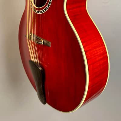 Eastman MDC804 Mandocello Oval Hole - Classic Red image 7