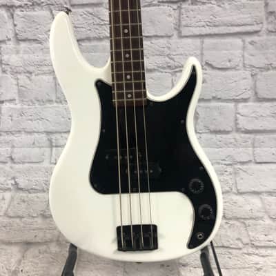 Peavey Fury 4 String Bass White 1980s image 1