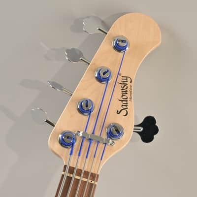 2022 Sadowsky MetroLine 21-Fret Vintage M/J Bass 5 String Alder Morado Fretboard ~MINT~ MJ image 7