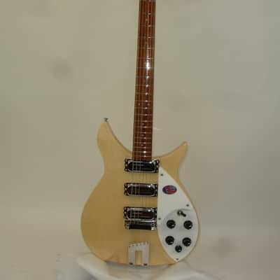 2025 Rickenbacker 350V63 "Liverpool" Vintage Reissue Semi-Hollow Electric Guitar, MapleGlo w/ Case image 2