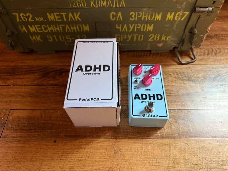 PedalPCB ADHD (Fulltone Custom Shop OCD GE Germanium Clone) 2026 – Light Blue image 1
