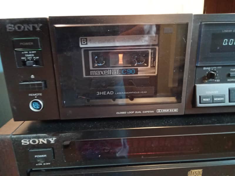 Sony TC-K555ES 1980s - Black | Reverb