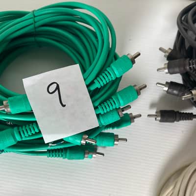 Lot of 47 Vintage Tascam Color coded RCA cables 5’ image 7
