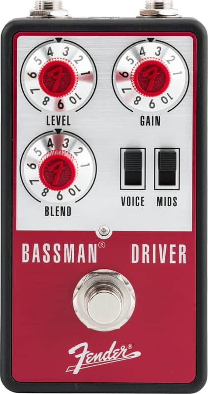 Fender Bassman Driver 2024 - Present - Red / Silver image 1