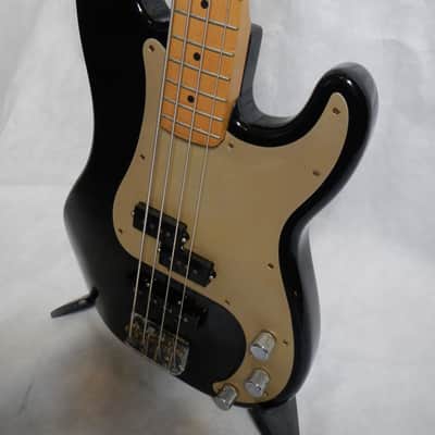 1997 FENDER CALIFORNIA SERIES PRECISION BASS @ USA @ BLACK w/GOLD METAL PICK image 3